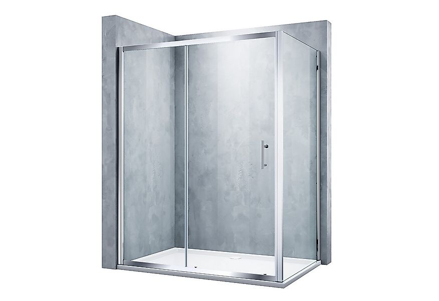 SONNI Eckdusche Schiebetür Dusche, 100--170cm,Duschkabine,Duschabtrennung,H günstig online kaufen
