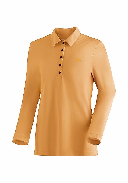 Maier Sports Langarm-Poloshirt "Long Piquee Polo W" günstig online kaufen