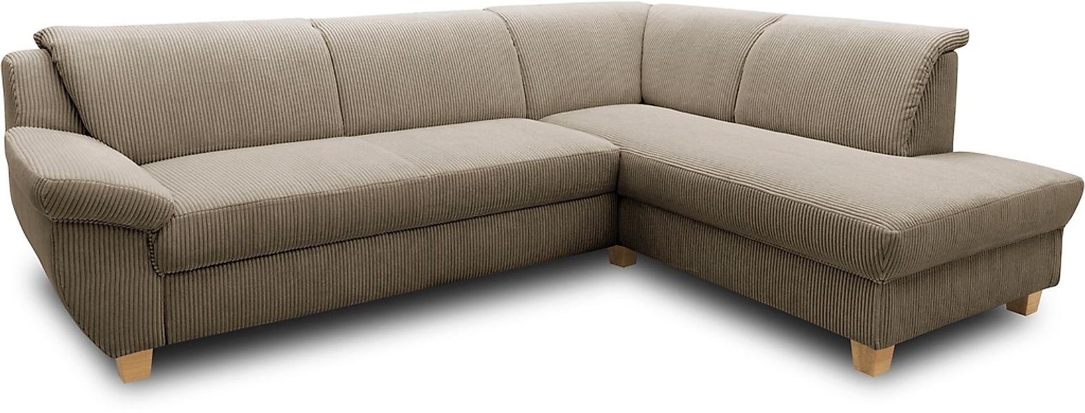 Home affaire Ecksofa "Yesterday zeitlos und elegant, bequeme Armlehnen, L-F günstig online kaufen