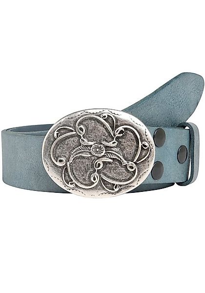 Rettungsring Gürtel Ledergürtel mit austauschbarer Schließe »Blume Schnörke günstig online kaufen