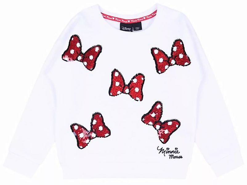 Sarcia.eu Sweatshirt Weißes Minnie Mouse Sweatshirt DISNEY mit Schleifen 7- günstig online kaufen