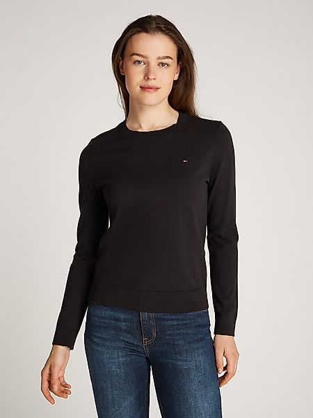 Tommy Hilfiger Rundhalspullover CO JERSEY STITCH günstig online kaufen
