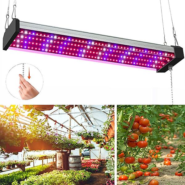 MUPOO Pflanzenlampe Grow Lampe Vollspektrum, Zugkettenschalter günstig online kaufen