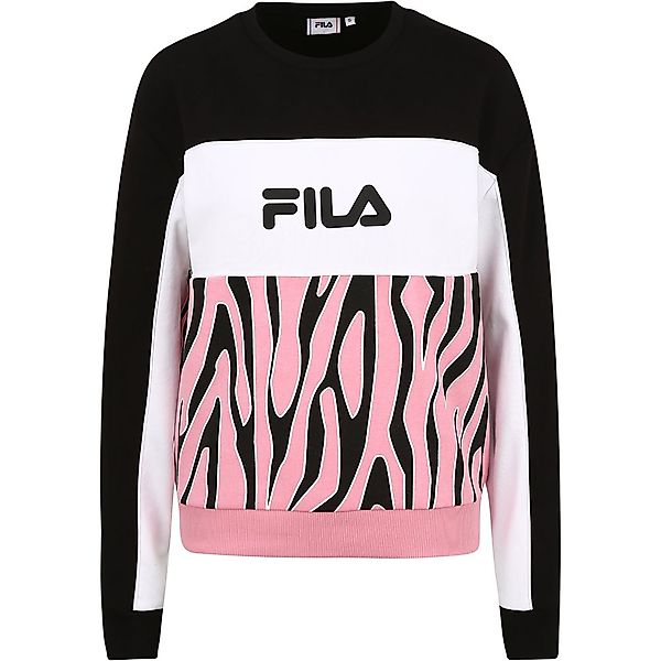 Fila Emerin Sweatshirt M Black / Peony All Over / Bright White günstig online kaufen