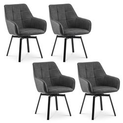 Ofcasa Esszimmerstuhl Kunstlederstühle (4er Set), Gepolsterter günstig online kaufen