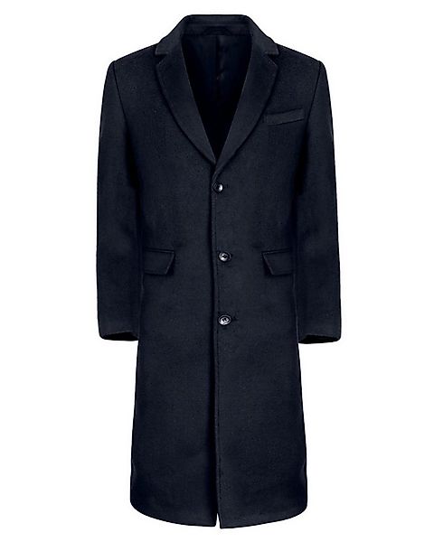 Allthemen Langmantel Herren Knielang Wollmantel Slim Fit Wintermantel günstig online kaufen