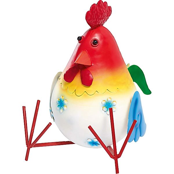 Deko-Figur Huhn Sitzend 21 cm x 16 cm x 21 cm Bunt günstig online kaufen