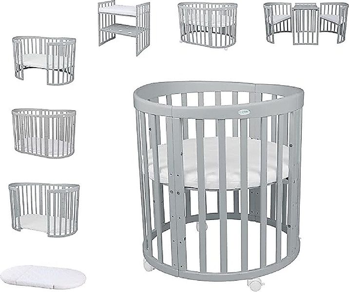 Waldin Babybett Mobiles Babybett OWAL aus günstig online kaufen
