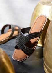 Aniston SHOES Pantolette, Flat, Sommerschuh, Strandschuh, günstig online kaufen