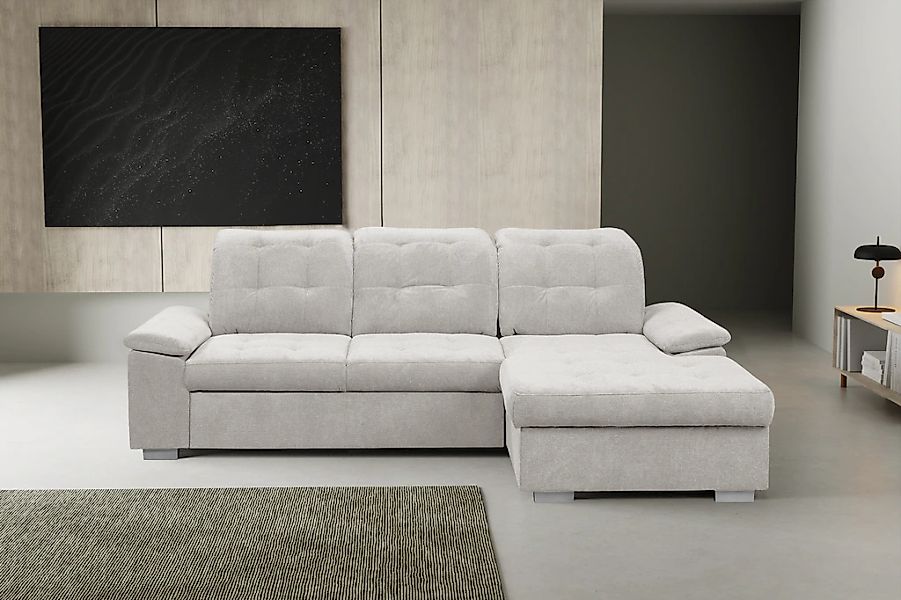 WERK2 Ecksofa "Carmen, mit Bettfunktion & Bettkasten, optional Sitztiefenve günstig online kaufen