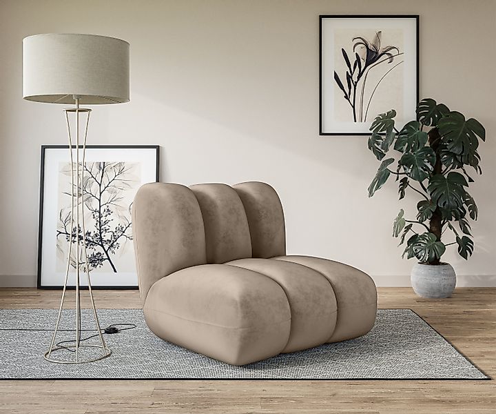 LeGer Home by Lena Gercke Sessel "Priya Loungesessel, moderne Steppung, auc günstig online kaufen