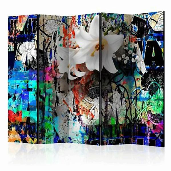 artgeist Paravent Urban Lily II [Room Dividers] mehrfarbig Gr. 225 x 172 günstig online kaufen