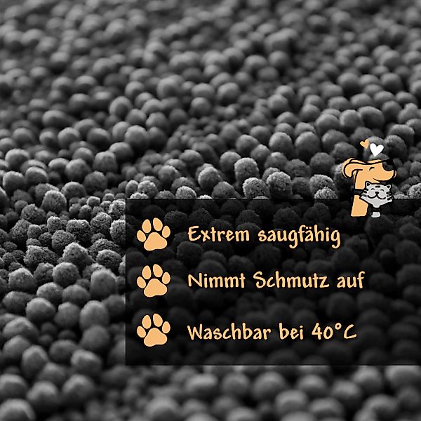 Wecon home Teppich "Cooper" rechteckig 22 mm Höhe Haustierteppich, rutschfe günstig online kaufen