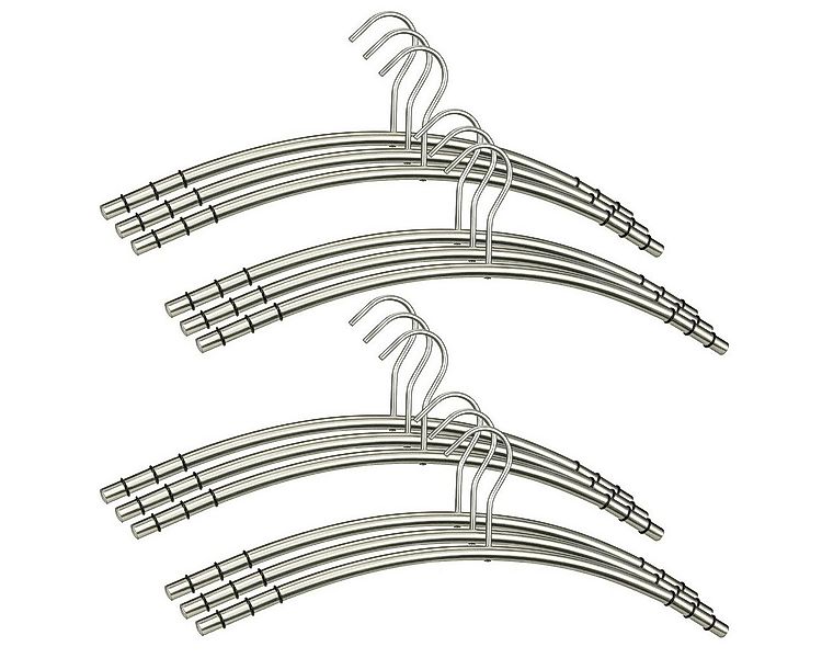 Szagato Kleiderbügel Kleiderbügel hochwertig aus Edelstahl (VE=12 Stück) Ga günstig online kaufen