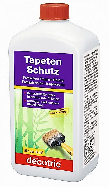 decotric® Wandfarbe Tapeten- und Anstrichschutz Tapetenschutz, 1 Liter günstig online kaufen