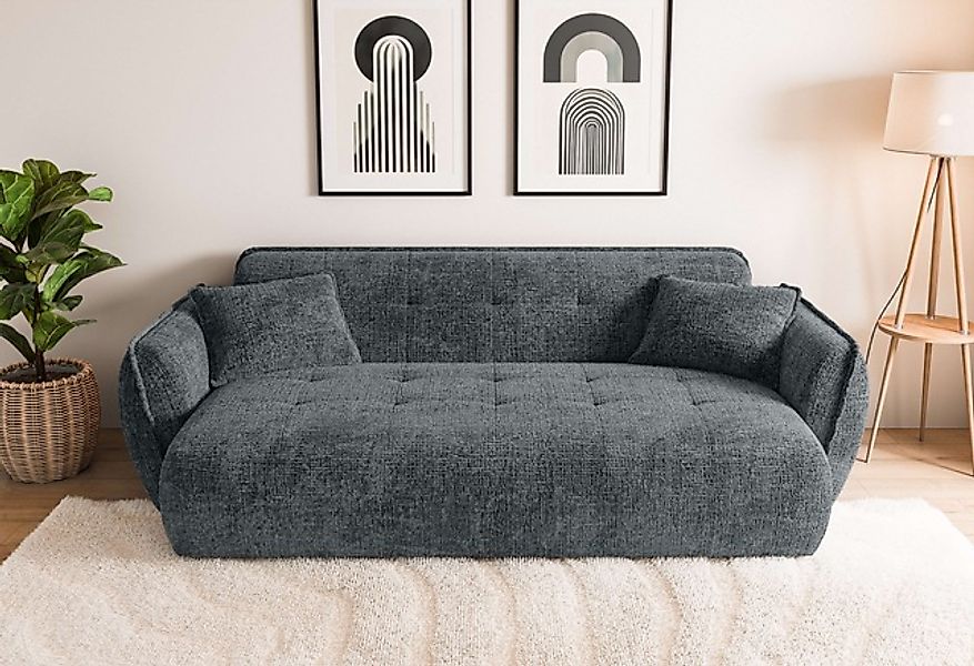 Home affaire Big-Sofa »MIRELDA Design-Sofa mit Steppungen, hoher Sitzkomfor günstig online kaufen