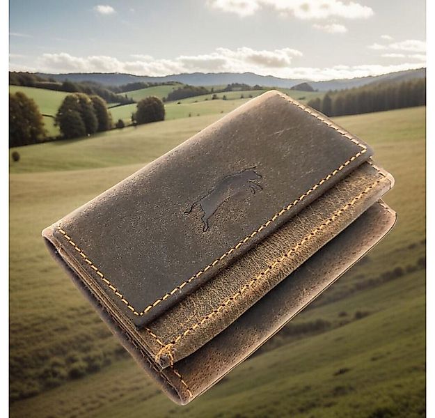 Ven Tomy Mini Geldbörse kleines echt Leder Portemonnaie mit RFID Schutz, ru günstig online kaufen