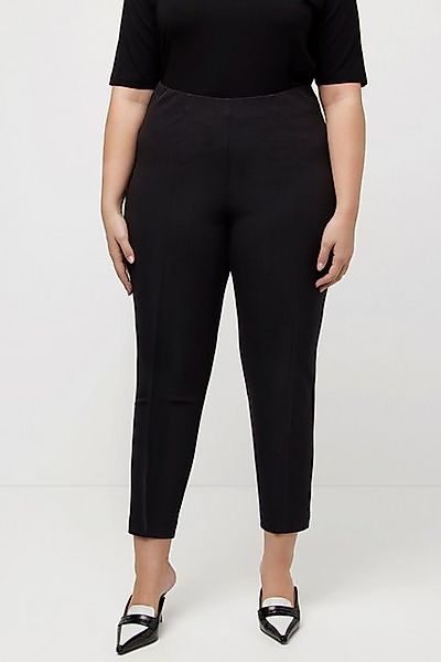 Ulla Popken Funktionshose 7/8-Hose schmales Bein Elastikbund günstig online kaufen