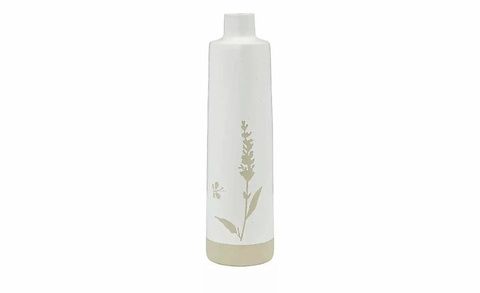 Vase mit Blüten ¦ weiß ¦ Porzellan ¦ Maße (cm): H: 30,7  Ø: 8.7 Accessoires günstig online kaufen