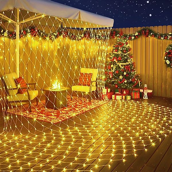 SERBASIC Lichternetz 31V DC Mesh Lichtervorhang günstig online kaufen