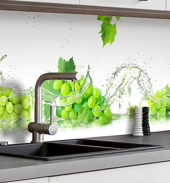 MyMaxxi Küchenrückwand Küchenrückwand selbstklebend Weiße Trauben Spritzsch günstig online kaufen