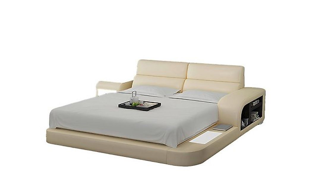 JVmoebel Bett Bett USB Polsterbett Luxusbett Doppelbett Ehebett Betten 200x günstig online kaufen