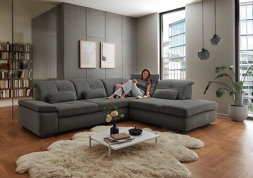 Die PlanBar Ecksofa »MP-IN16012 L-Form mit Federkern-Polsterung«, inkl. Sit günstig online kaufen