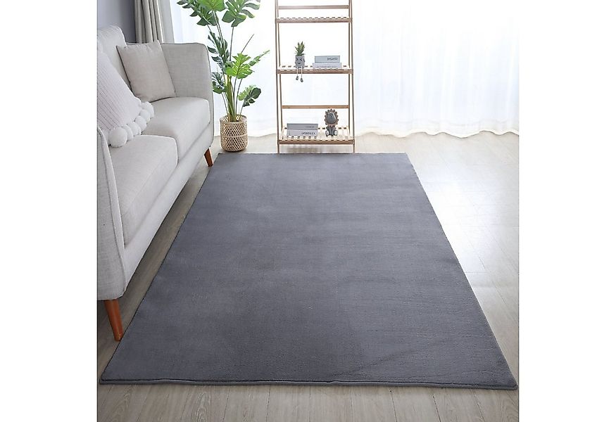 Stilvoll Günstig Teppich Teppich für den Flur oder Küche Unicolor - Einfarb günstig online kaufen