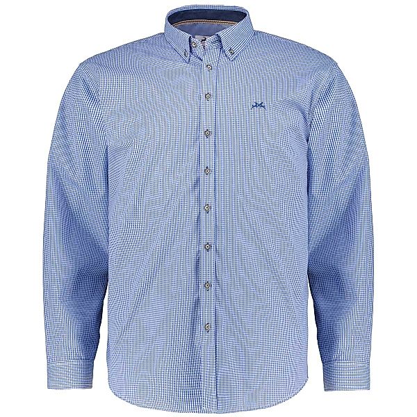 Maddox Kariertes Trachtenhemd Farbe blau/weiß Größe: 3XL günstig online kaufen