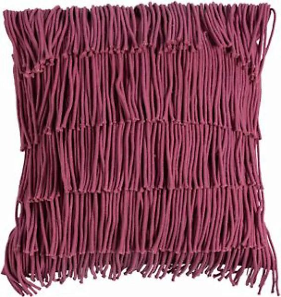 Linen & More "Kissenhülle ""African fringes"" 40x40cm" pink Gr. 40 x 40 günstig online kaufen