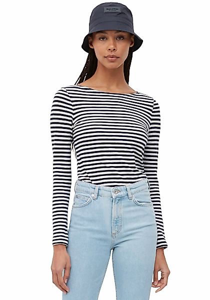 Marc OPolo Langarmshirt "aus Organic Cotton" günstig online kaufen