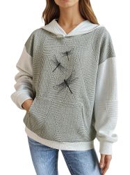 PYLIKE Hoodie Damen Winterhoodie casual mit günstig online kaufen