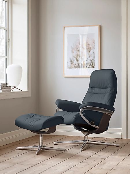 Stressless Relaxsessel "Sunrise", mit Cross Base, Größe S, M & L, Holzakzen günstig online kaufen