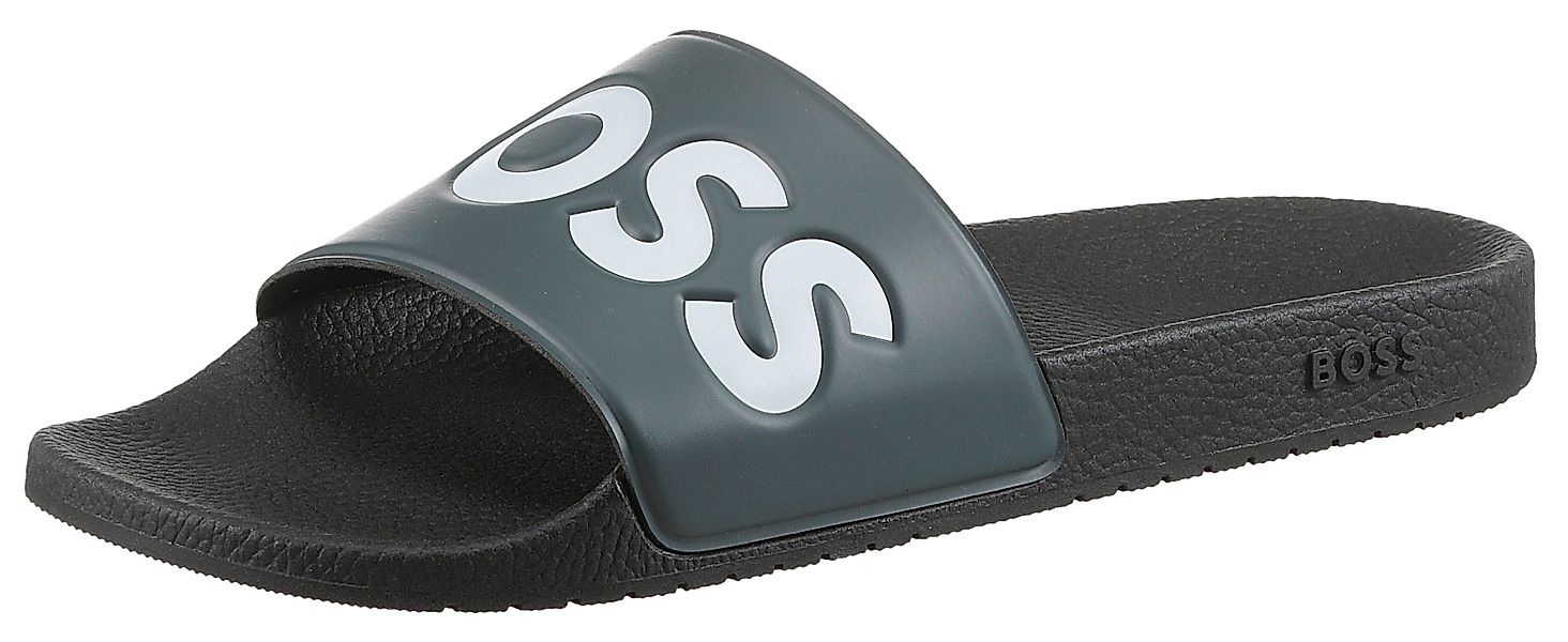 BOSS Aryeh Slid Badepantolette, Poolslides, Schlappen, günstig online kaufen