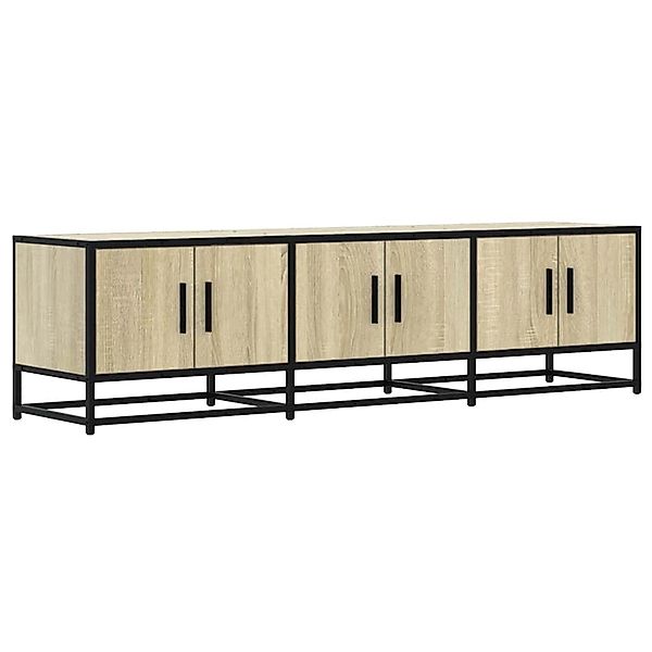 vidaXL TV-Schrank Sonoma-Eiche 150x35x41 cm Holzwerkstoff und Metall 848860 günstig online kaufen
