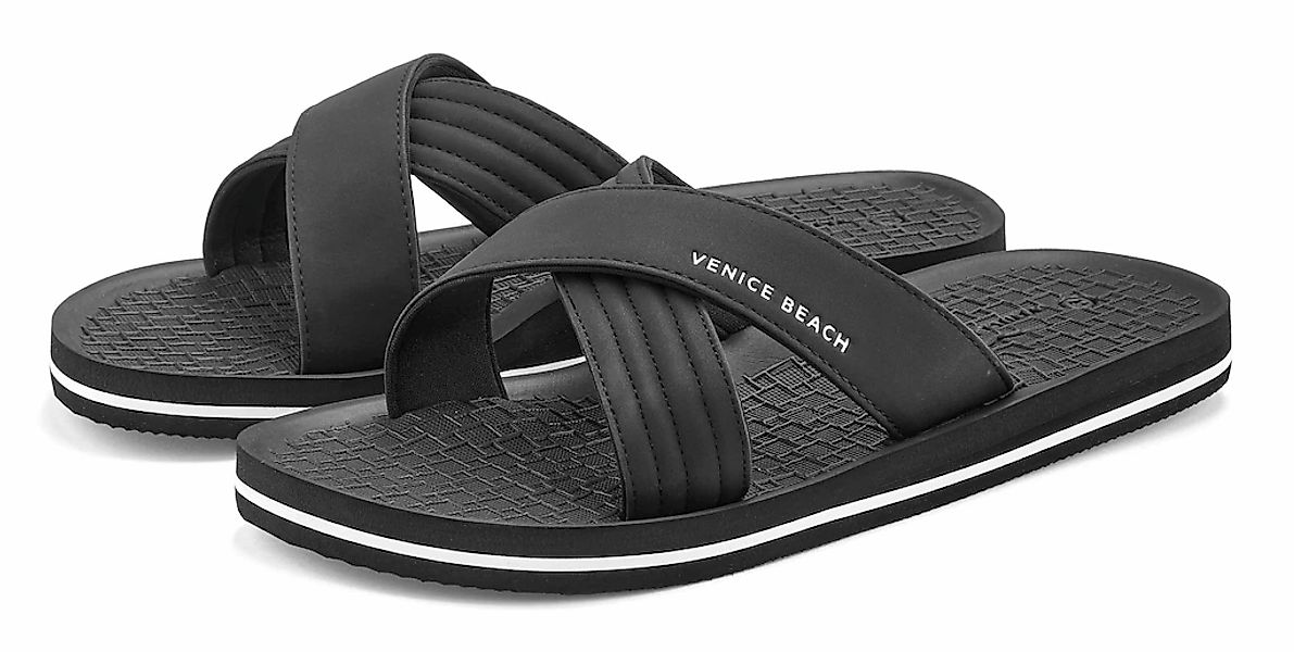 Venice Beach Badepantolette "Pantolette", Badeschuh, offener Schuh, Unisex günstig online kaufen