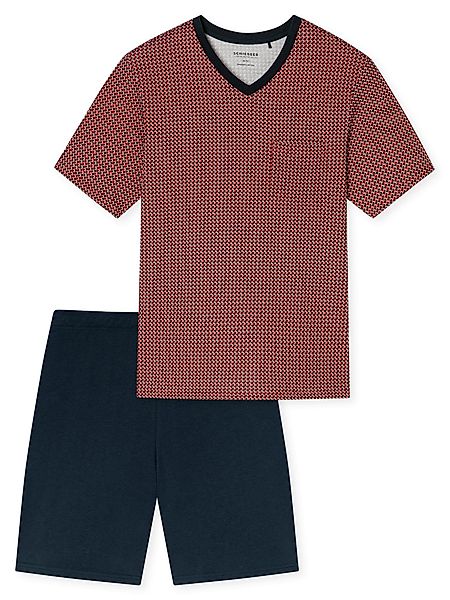 Schiesser Pyjama V-Ausschnitt - Comfort Nightwear günstig online kaufen