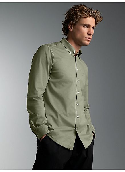 Trigema Poloshirt TRIGEMA Business-Hemd aus DELUXE-Single-Jersey (1-tlg) günstig online kaufen