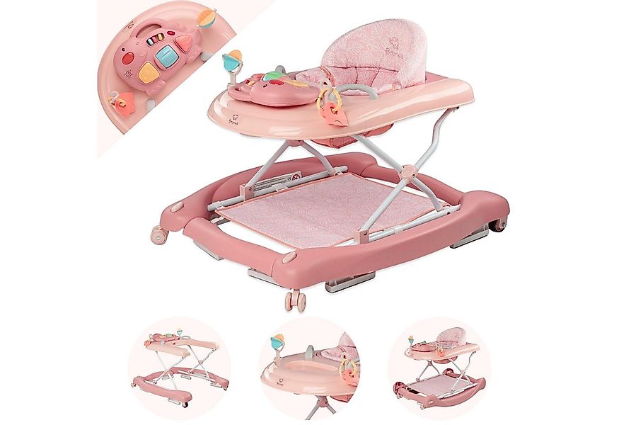 Bronea Lauflernhilfe Happy Life 5-in-1 Gehfrei Baby Babywalker Lauflernwage günstig online kaufen