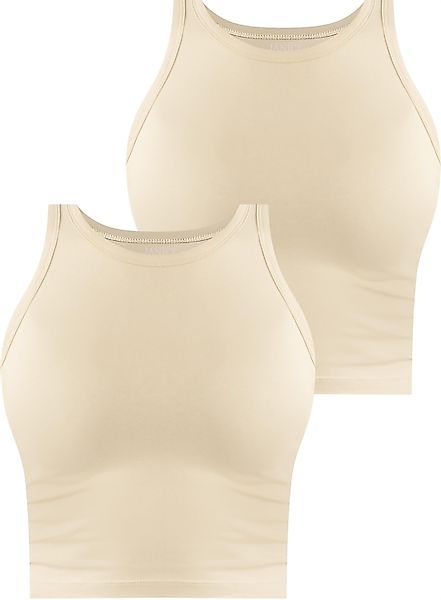 Janice Tanktop 2 x Damen crop günstig online kaufen