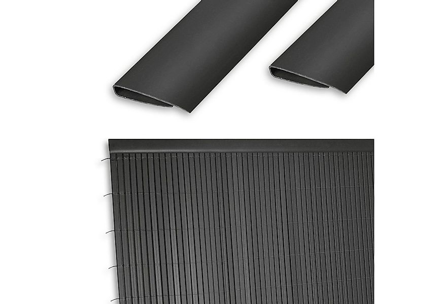 Ribelli Balkonsichtschutz PVC Abschlussleiste 100 cm (1 x 100 cm) günstig online kaufen