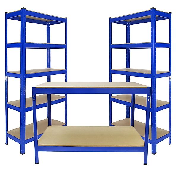 Monstershop Monster Racking 2 x T-Rax Metall Aufbewahrungswerkbank 75cm Bla günstig online kaufen