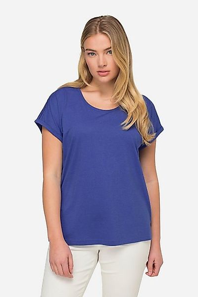 Laurasøn T-Shirt T-Shirt oversized Rücken-Ausschnitt Halbarm günstig online kaufen
