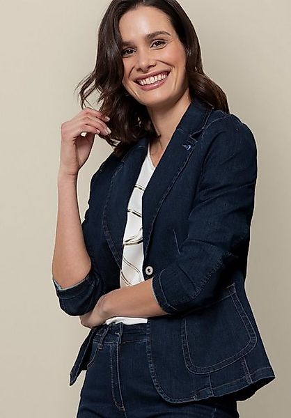 bianca Kurzblazer SUNNY in modernem Jeans-Look und angesagter Waschung günstig online kaufen