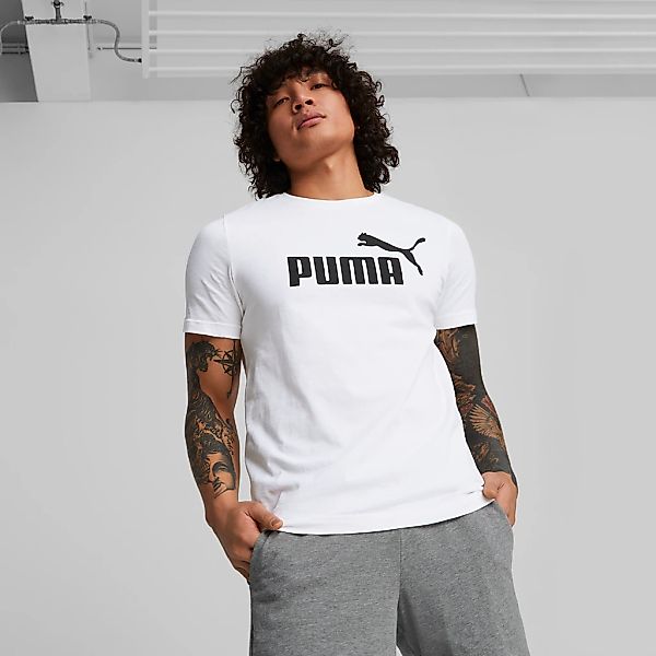 PUMA T-Shirt "ESS LOGO TEE" sportlicher Stil, Kurzarmdesign, aus Baumwolle günstig online kaufen