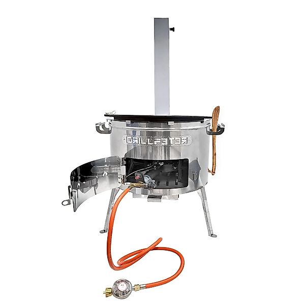 Grillpeter Utschak Set MultiFlame mit Kazan 12L aus Gusseisen ohne Deckel günstig online kaufen