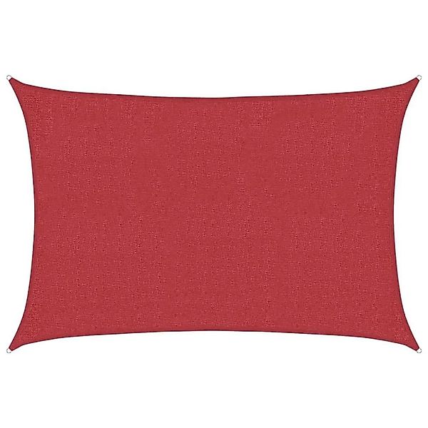 vidaXL Sonnensegel 160 g/m² Rot 2,5x3,5 m HDPE 311618 günstig online kaufen