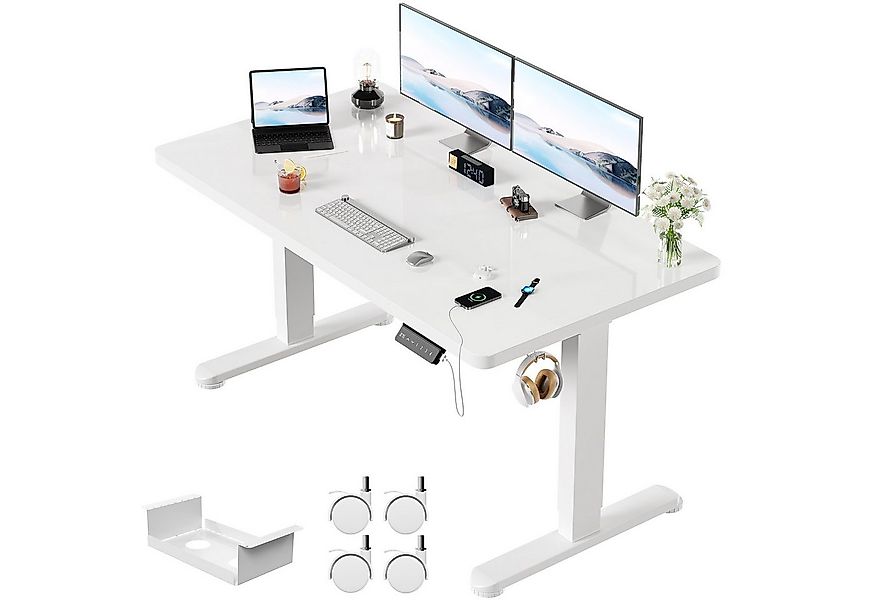 HOMALL Schreibtisch Höhenverstellbarer Elektrisch mit 25mm starker einteili günstig online kaufen