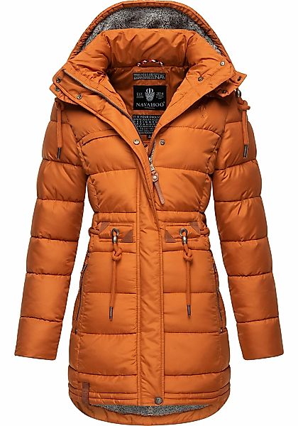 Navahoo Steppmantel "Daliee" Stylischer Winterparka mit abnehmbarer Kapuze günstig online kaufen