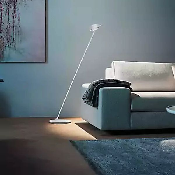 Occhio Sento Lettura 160 D Stehleuchte LED rechts, Kopf weiß glänzend/Body günstig online kaufen